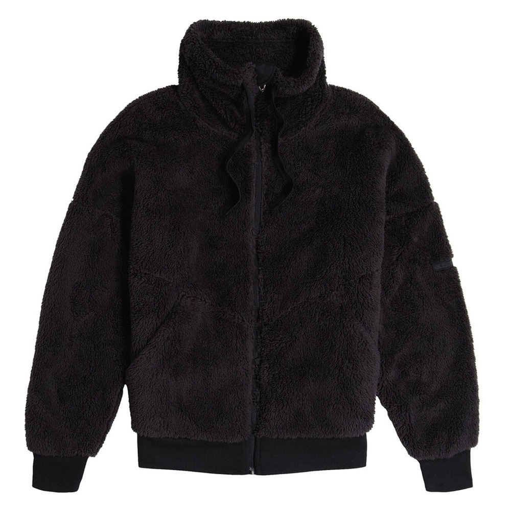 $160 NWT Spyder Women's Bailey Sherpa Jacket Black